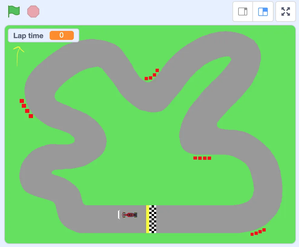 Hướng dẫn Lập trình Game Đua xe với Scratch